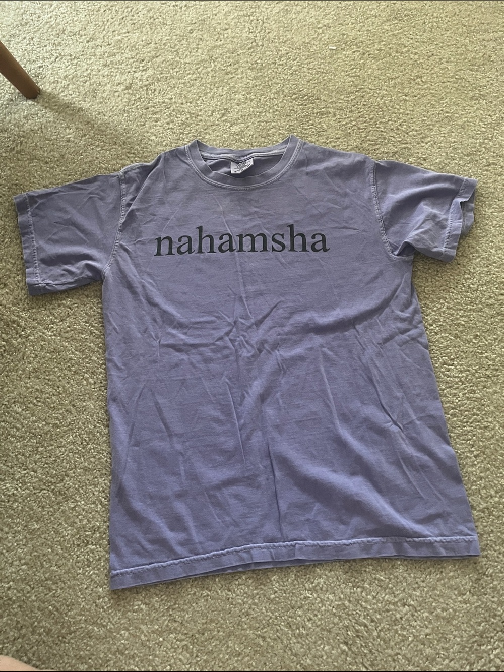 Comfort Colors Lavender Graphic Crewneck Tee - nahamsha